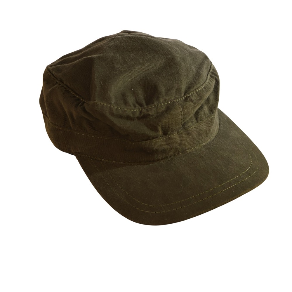 Coldplay Viva La Vida Military Cadet Hat Olive Green Made in USA Cap Vintage